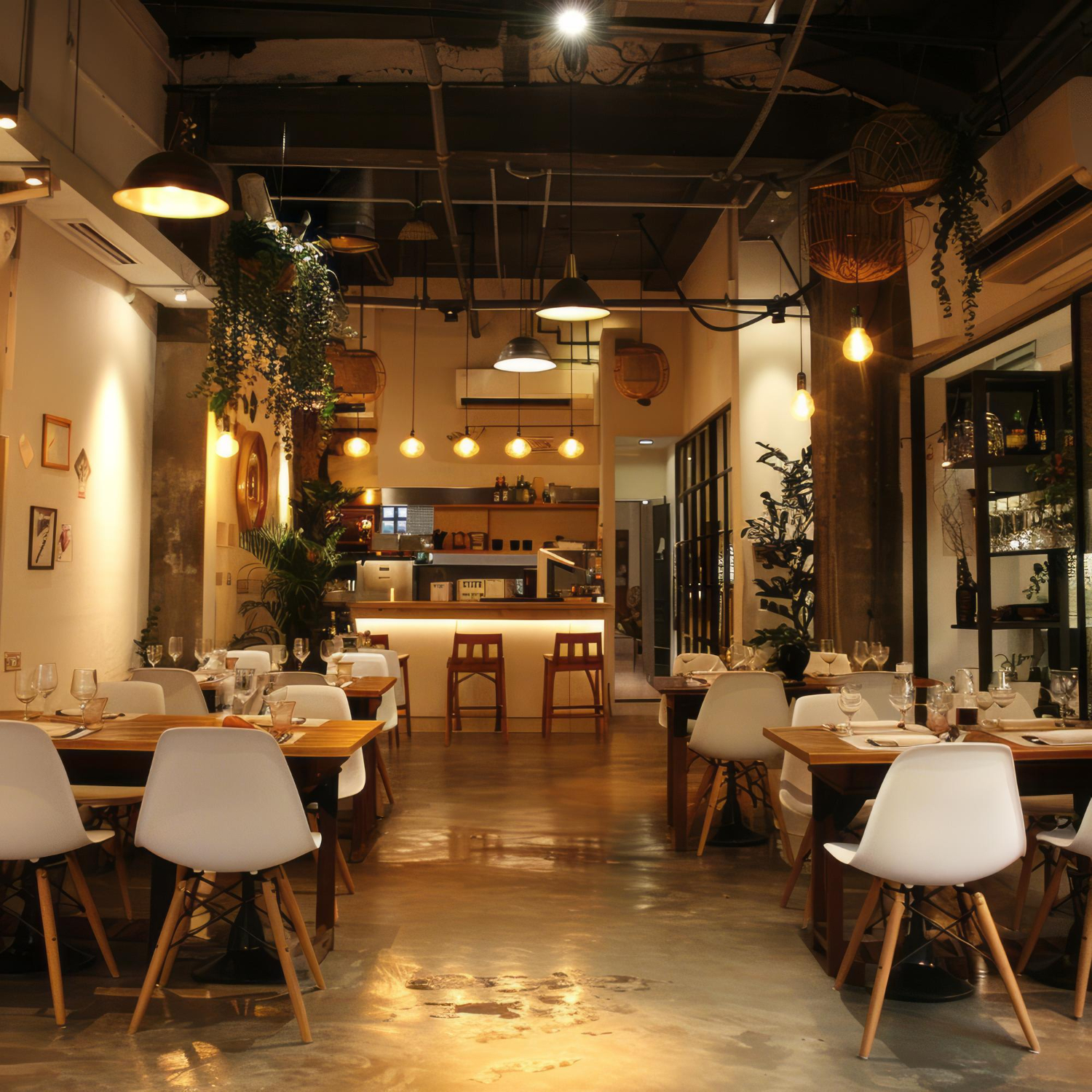 Chef preparing South Indian cuisine at Tamara Resto-Bar